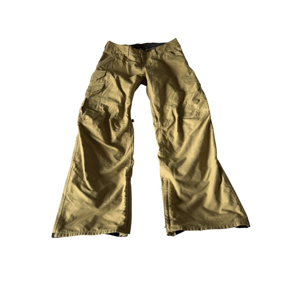 Burton Snow Pants Mens Tan Khaki Cargo Winter Ski Snowboard Trousers